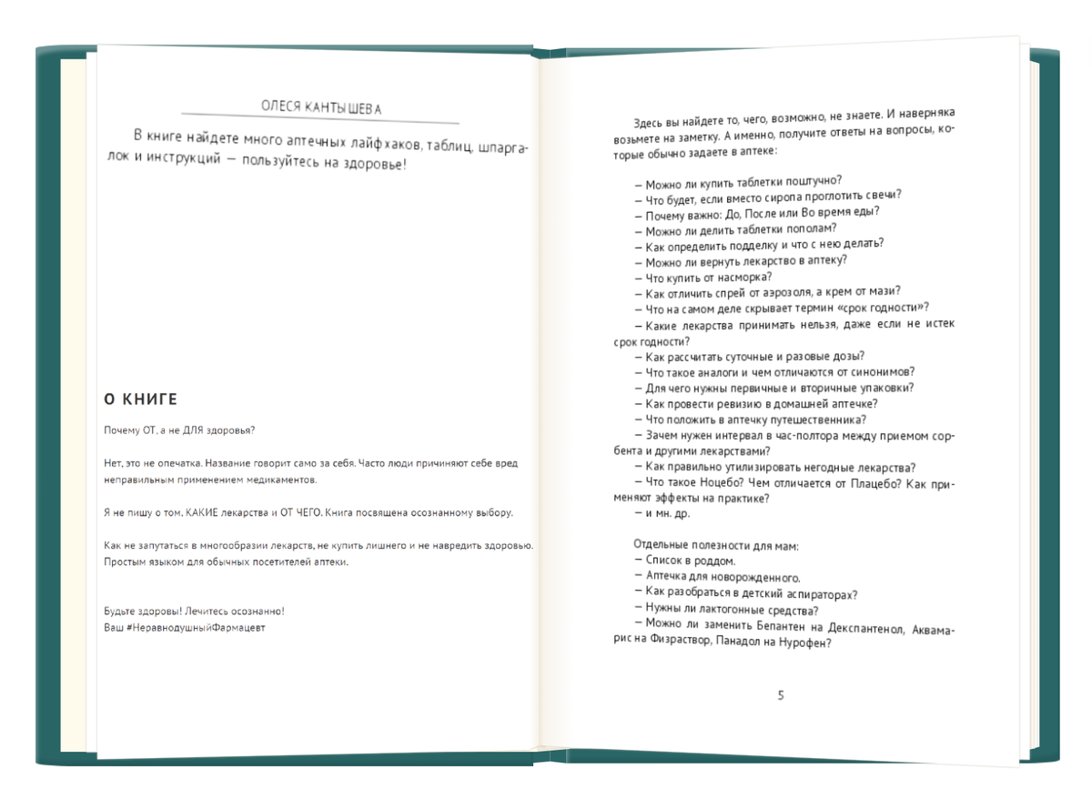 Коротко о содержании книгии