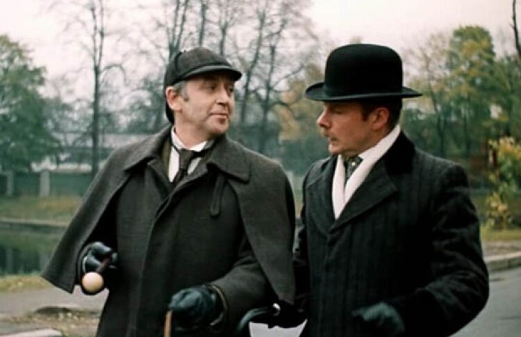 Кадр из фильма "Приключения Шерлока Холмса и доктора Ватсона