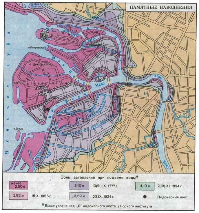Карта высот петербурга
