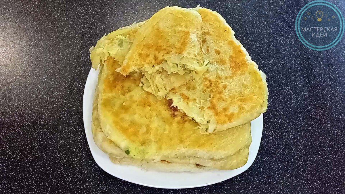 Плацинды с картошкой