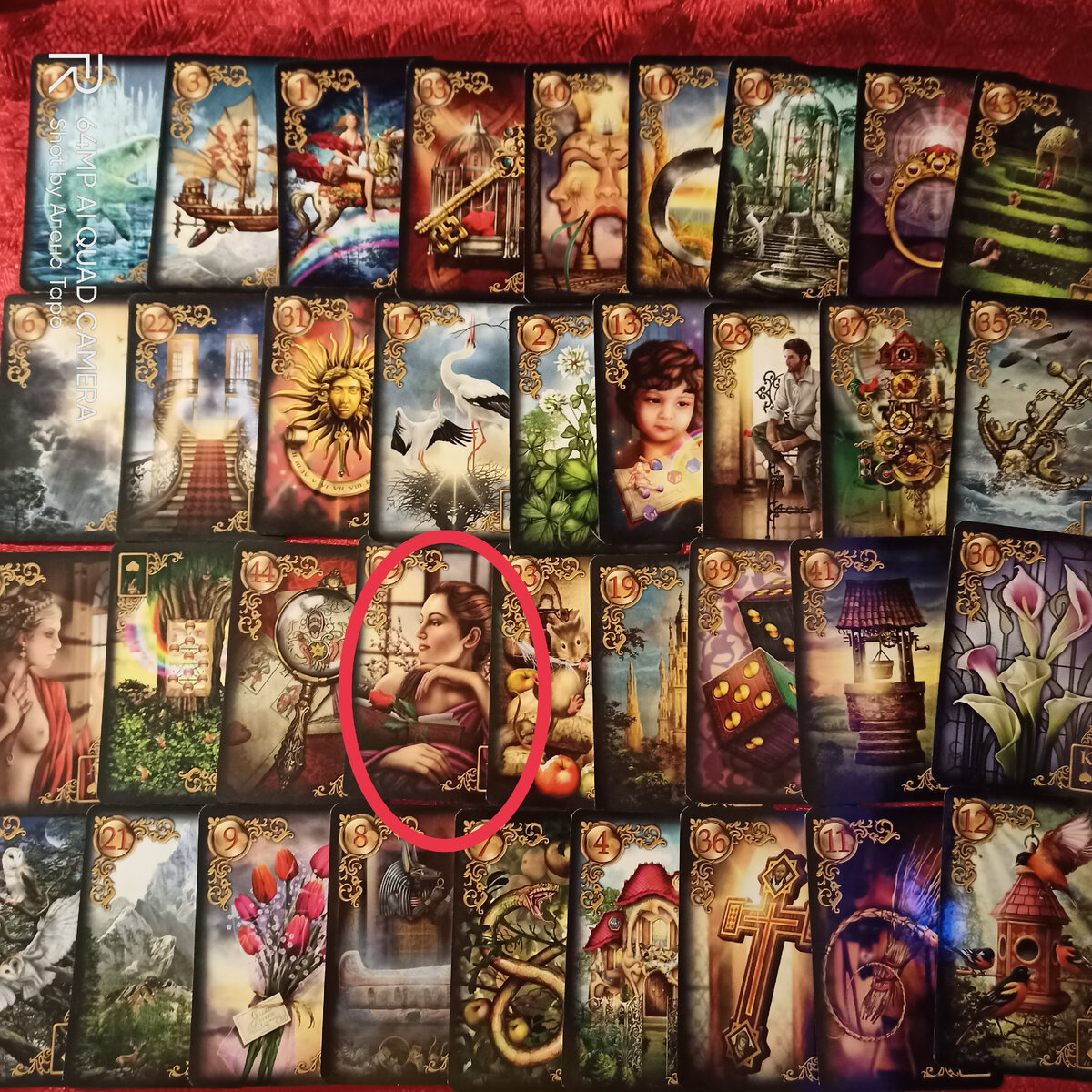 Сложно уместить все карты на одном фото. Надеюсь получилось хот немного показать все лики выпавших карт