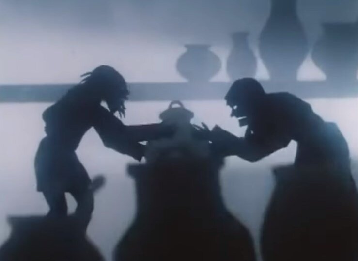 Кадр из мультфильма "Медведь - липовая нога"