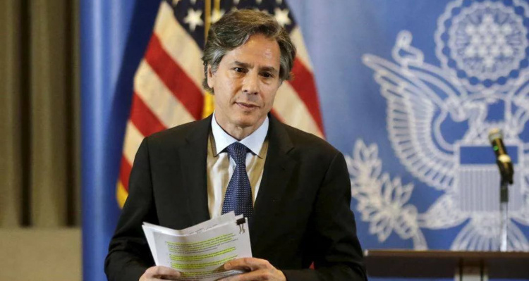 Госсекретарь США Энтони Блинкен
