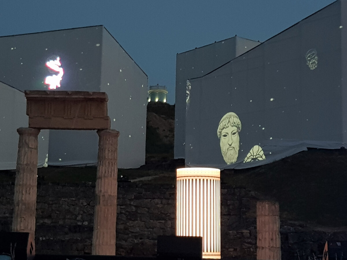 Керчь. Фестиваль "Боспорские агоны". Церемония открытия на горе Митридат. Фото Анна Карпенко. 