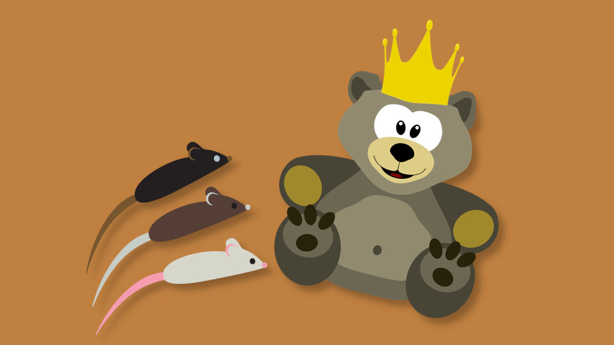 Как царственный Медведь хитрого Кота отблагодарил. Лопоухий Макскс — pixabay.com