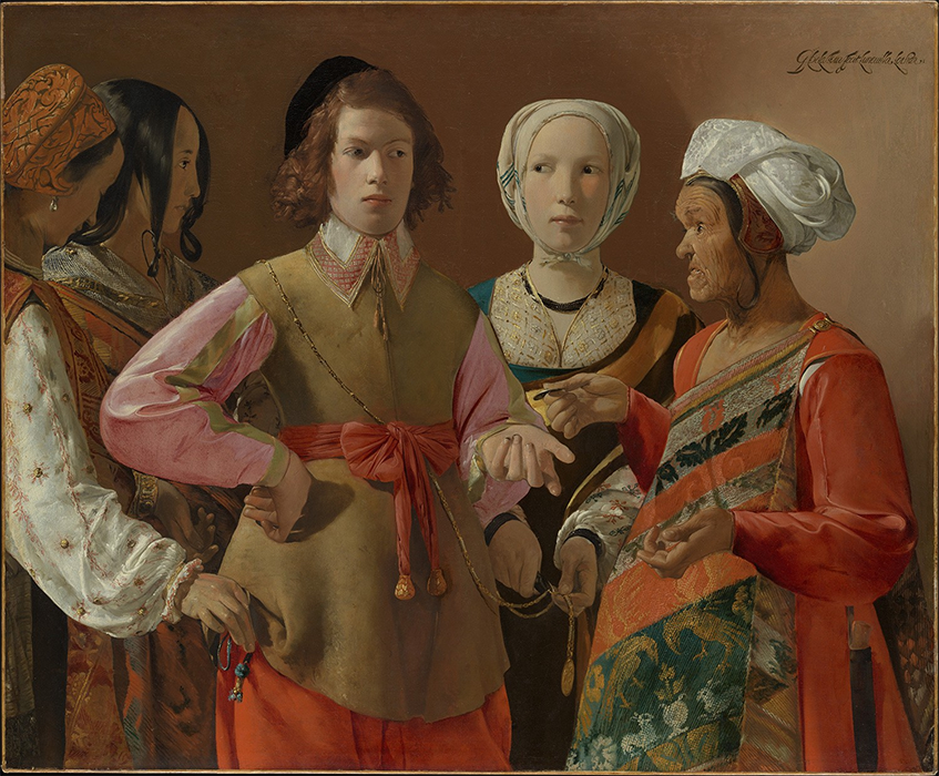 Жорж де Латур. Гадалка, 1630-е