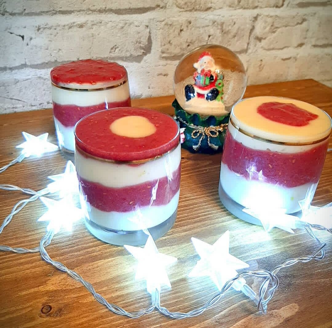 Десерт с ягодами. Фото автора 