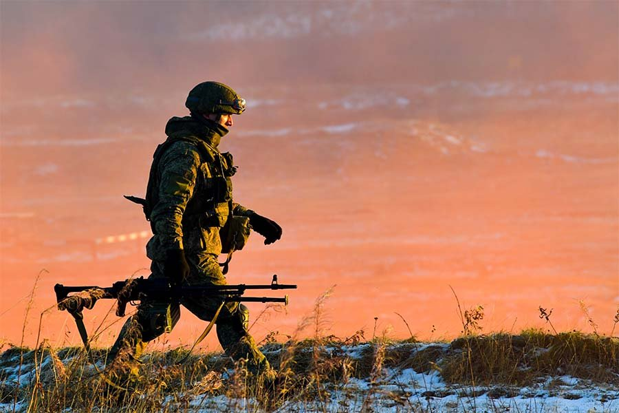 Военнослужащий, призванный в рамках частичной мобилизации - Фото: Лев Федосеев/ТАСС