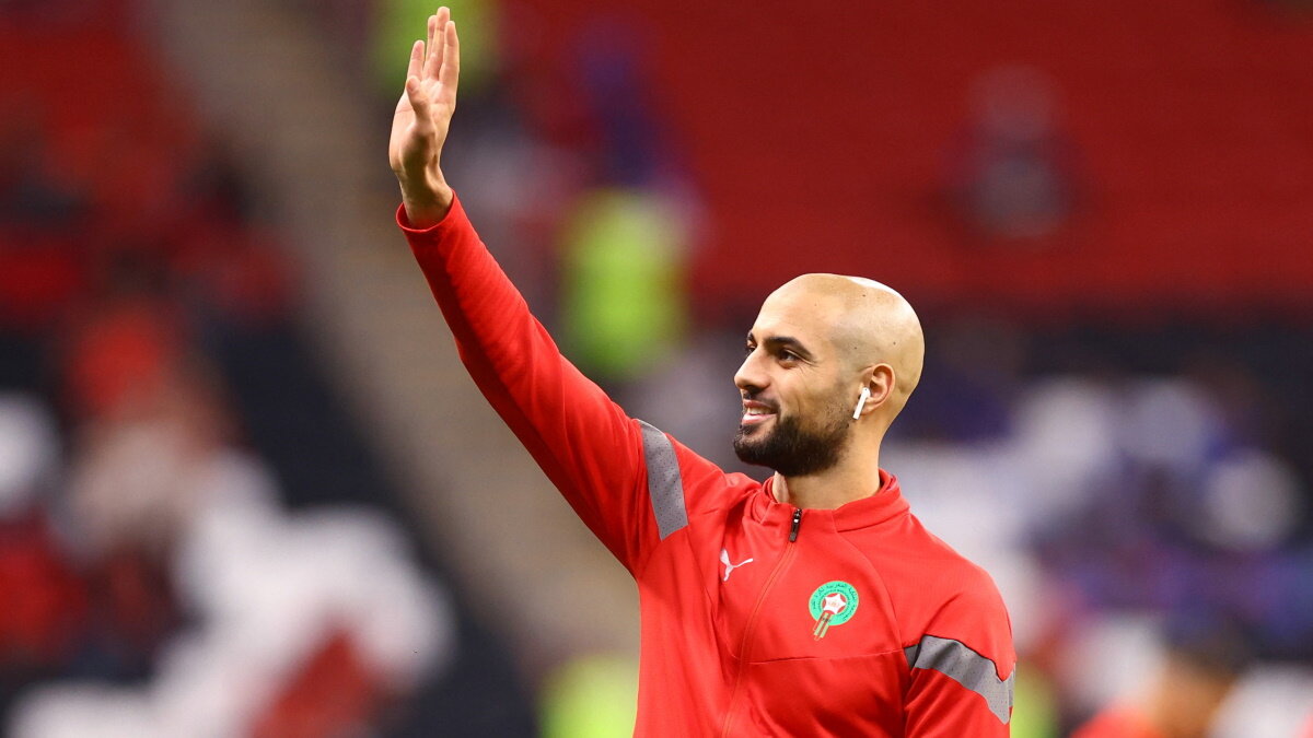    Софьян Амбарат и его сборная Марокко — герои ЧМ-2022. Фото: Reuters