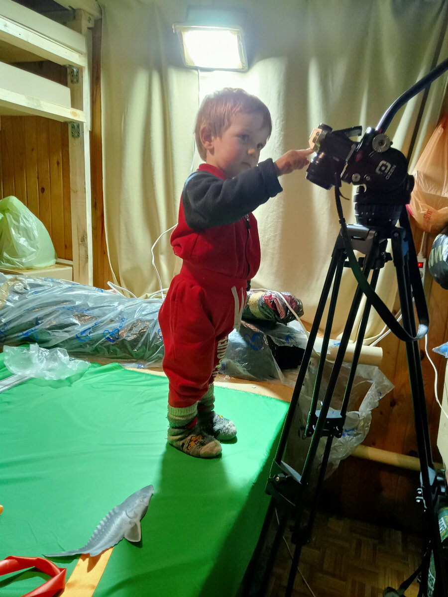 съемки в процессе