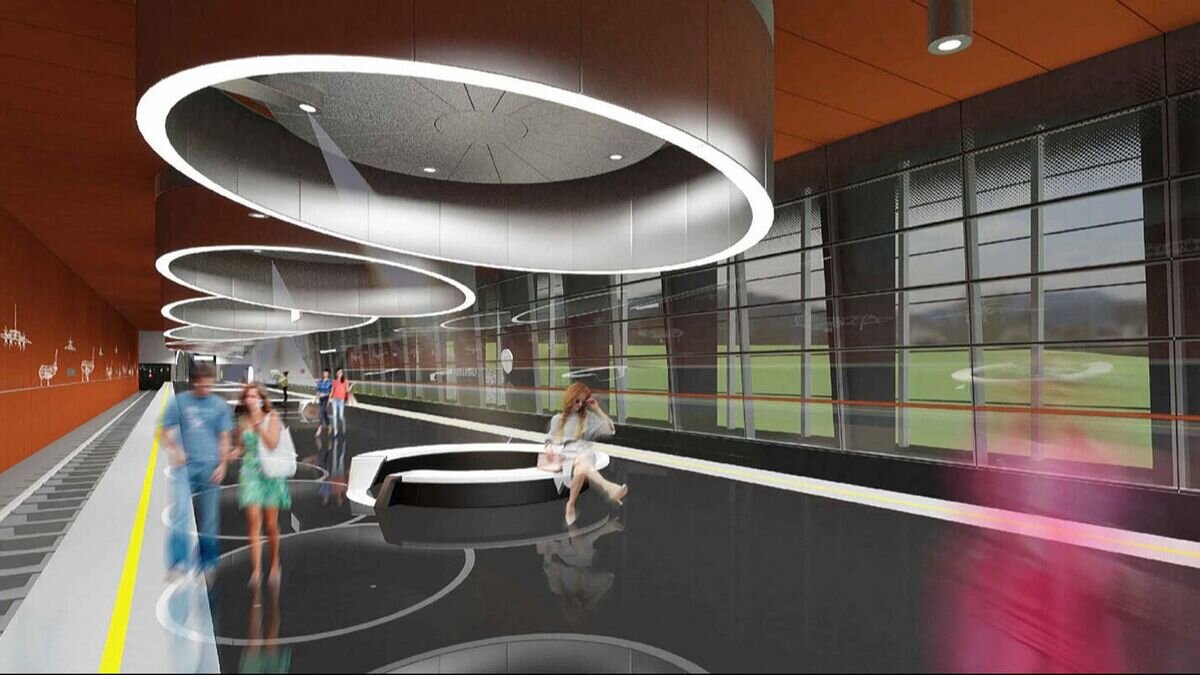    Проект станции "Пыхтино" московского метро© mos.ru