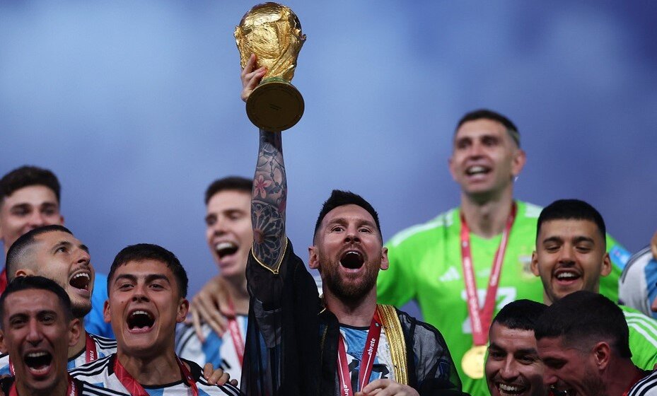    Месси стал наконец-то чемпионом мира! Фот: Reuters