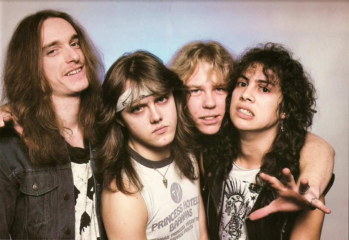 Metallica 1981. Металлика 1983. Группа Metallica 1983. Группа металлика в молодости.