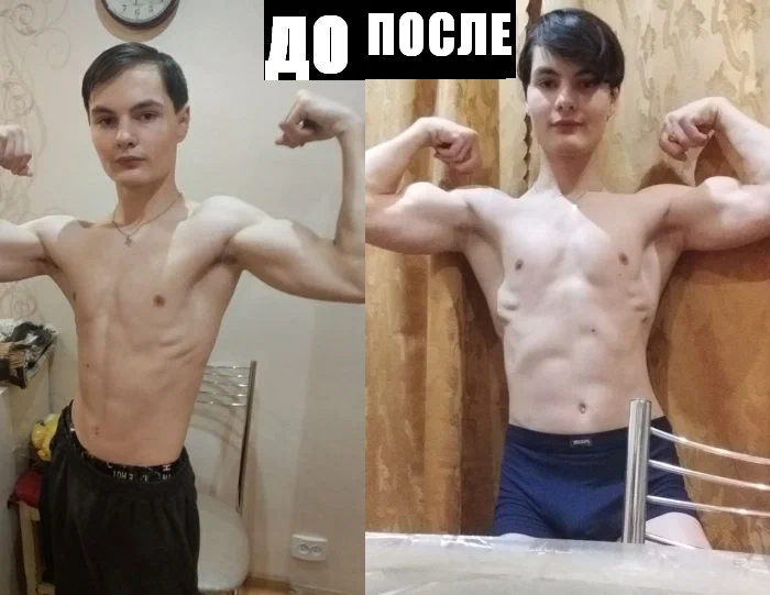 Илья Поляков нарастил 13 кг мышечной массы менее чем за год тренировок. 