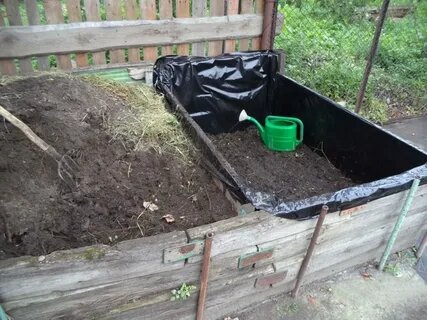 Растительные остатки, компост.