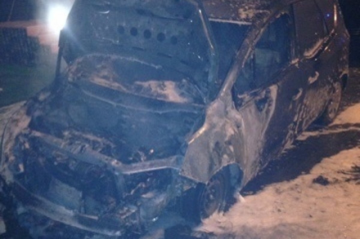    Поджог автомобиля в Воронеже попал на видео
