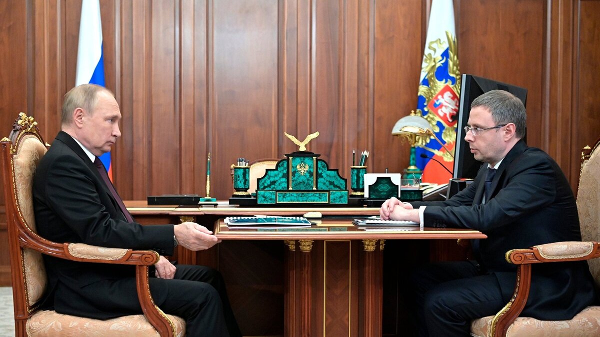    Рабочая встреча президента РФ В. Путина с руководителем ФАС М. Шаскольским© РИА Новости . Михаил Климентьев