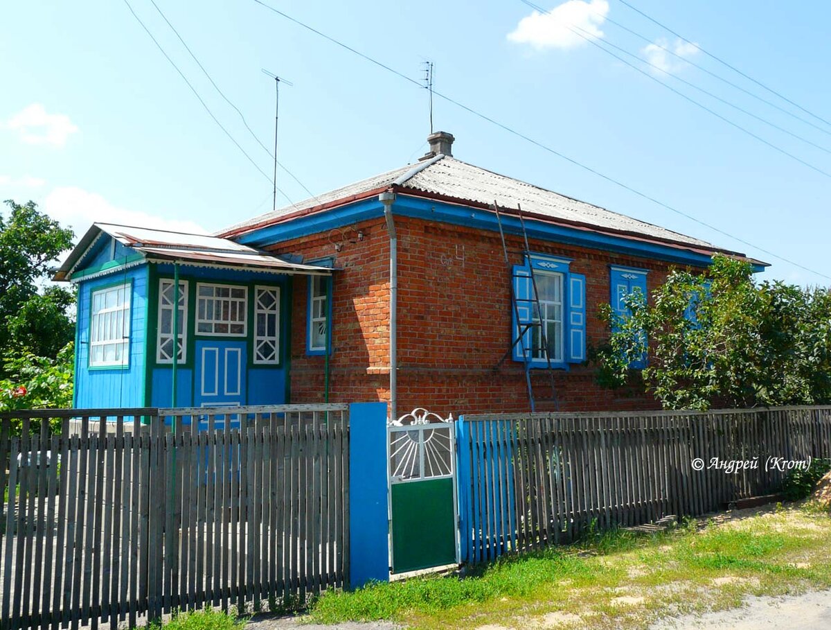 Типичный сельский домик в станице
