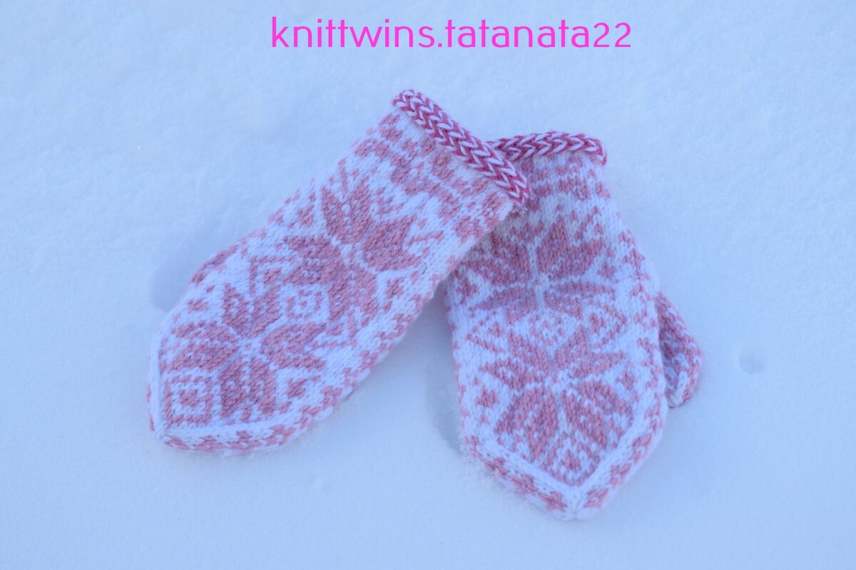 Норвежские варежки, фото авторов