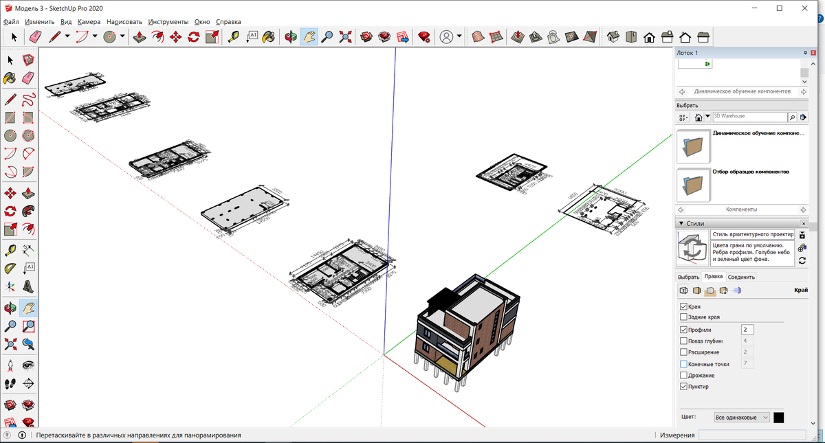 Sketchup чертежи из модели TrueBend: extension inspection