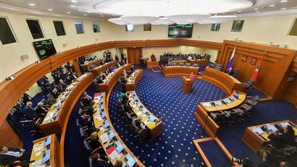    Первое заседание депутатов Мосгордумы седьмого созыва© АГН "Москва" / Сергей Киселев