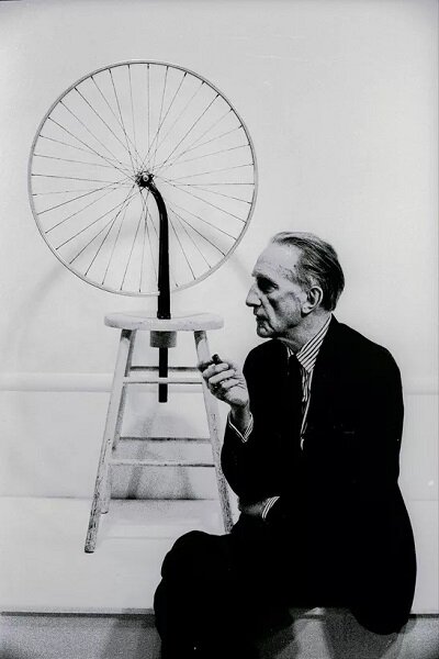 Julian Wasser Marcel Duchamp, Duchamp Retrospective, Pasadena Art Museum, 1963 Robert Berman Gallery.