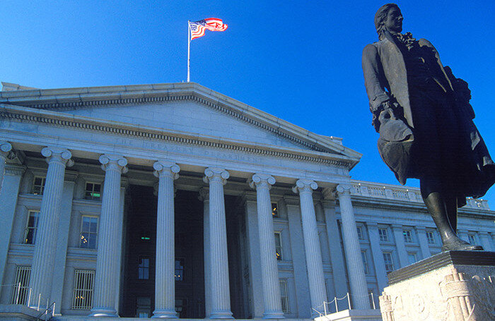    Министерство финансов США.Alamy/Reuters