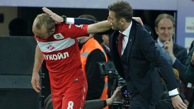    Денис Глушаков и Массимо Каррера.Алексей Иванов архив «СЭ»