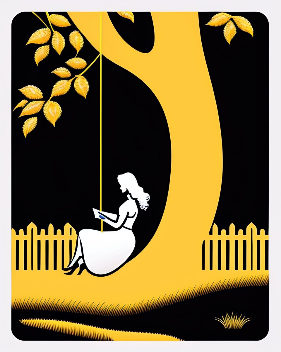 Дама на качелях