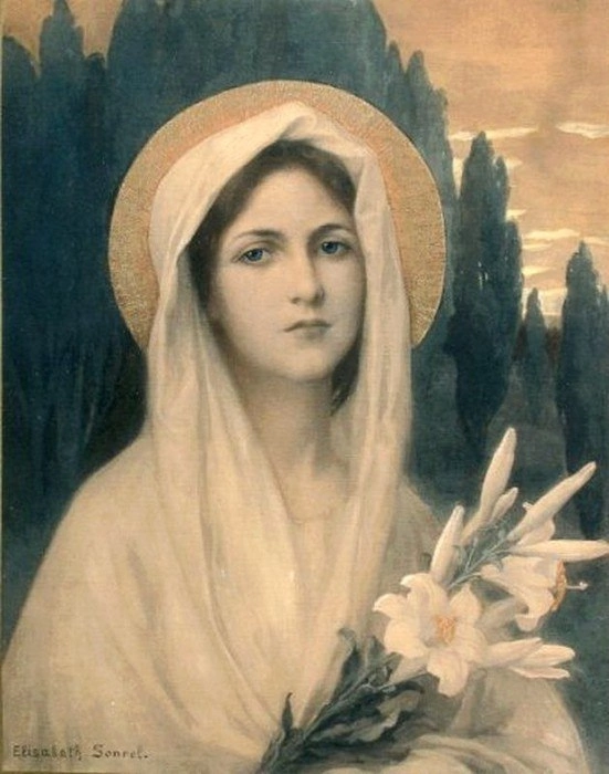 Madonna, Élisabeth SONREL (1874-1953 France)