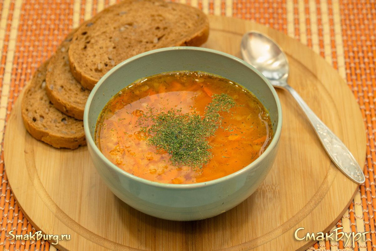 Яркий овощной суп для всей семьи - вкусный, насыщенный, сытный!