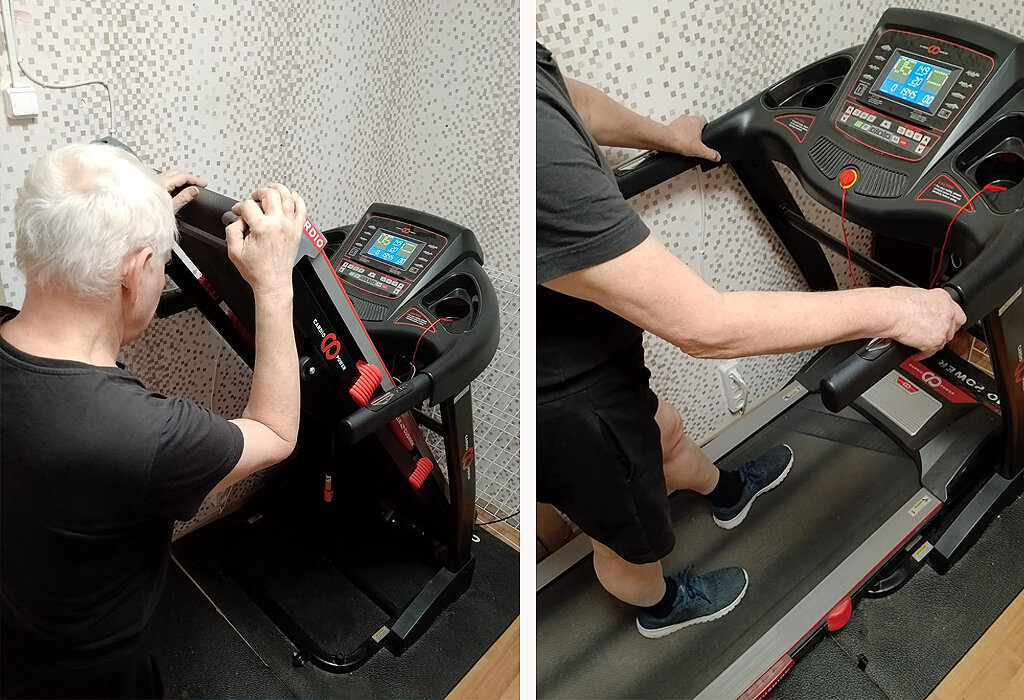 Начинает свою тренировку