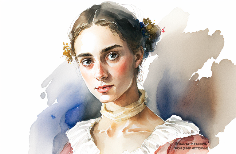 Портрет юной девушки (не является портретом Елены Черногорской) / © Darya Vyunova