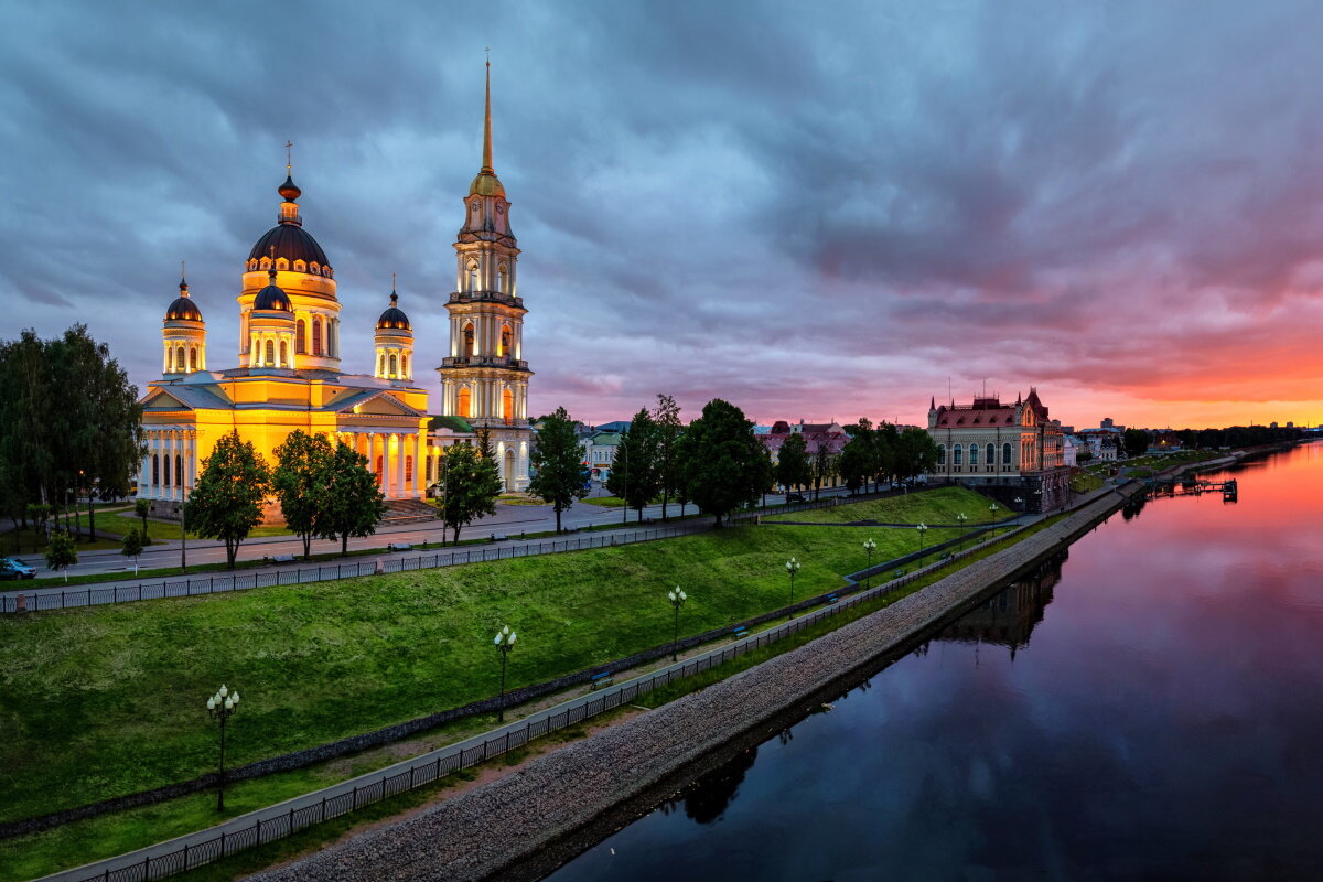    Вид на город ночью