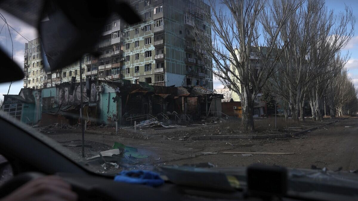    Разрушенные здания в Артемовске© AFP 2023 / Anatolii Stepanov