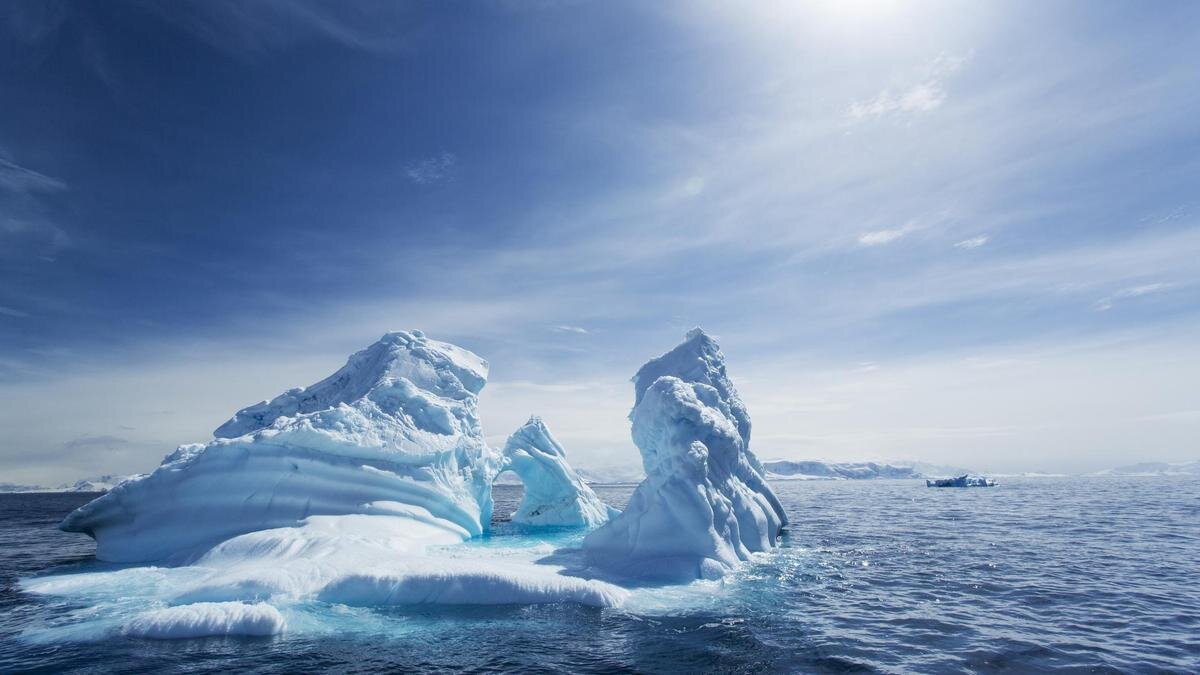    Ледник в Антарктиде:Paul Souders/Getty Images