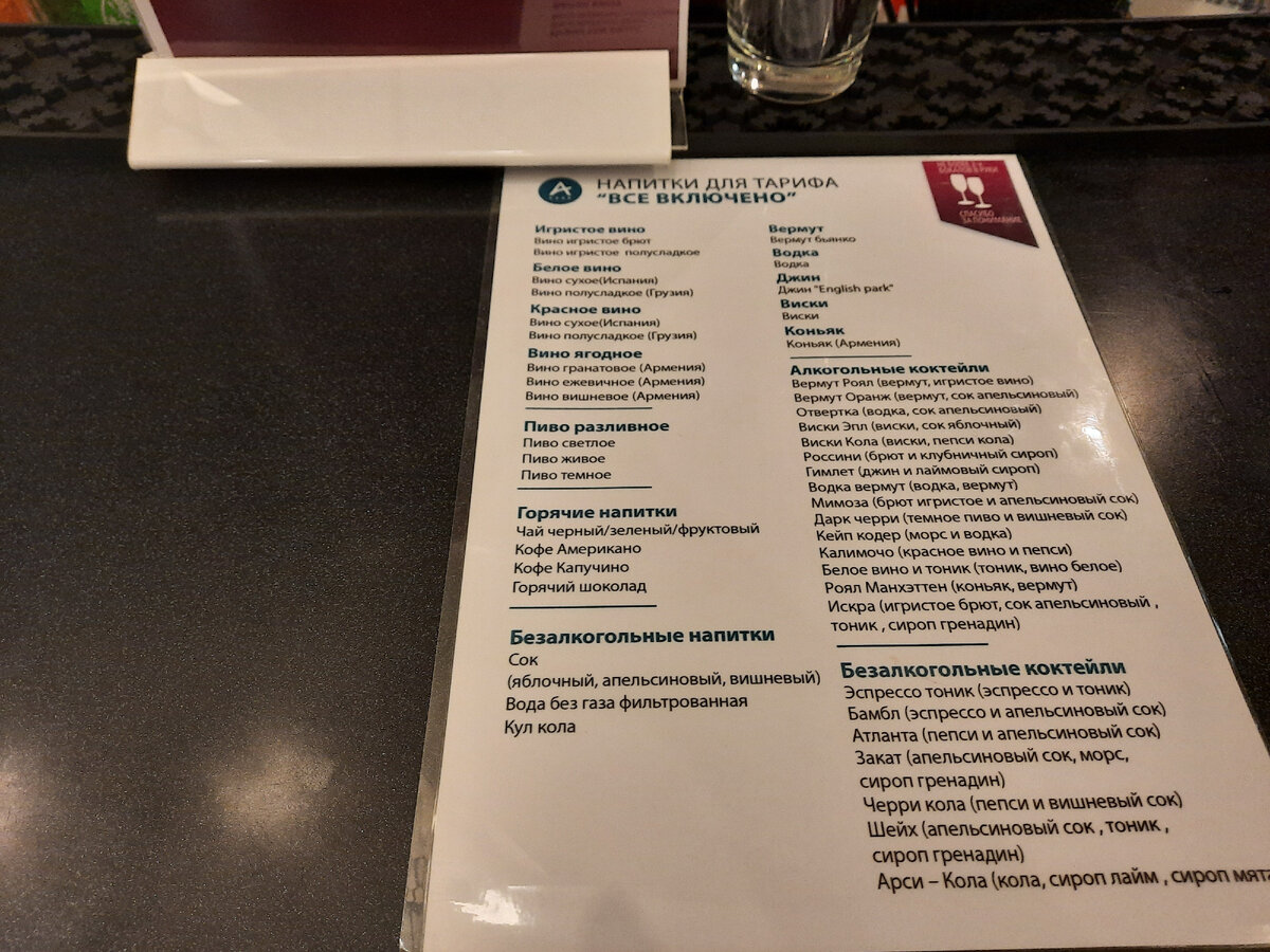 Делюсь с читателями ванной картой отеля Ареал