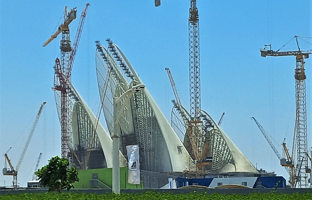 «Zayed National Museum» в Абу-Даби. Стройка 08.06.2023