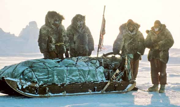 Группа Уолтера Герберта на Северном полюсе. 1969.