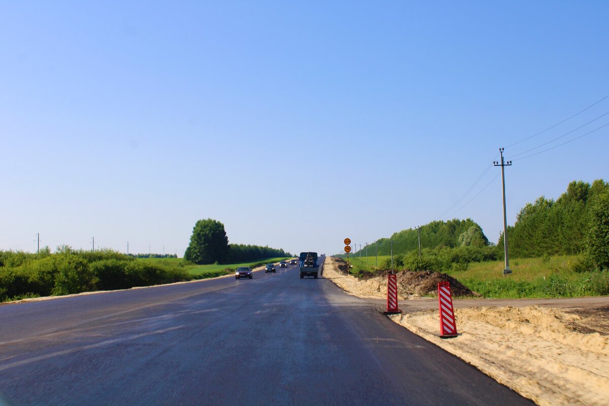 Участок дороги Канаш – Ульяновск, какая обстановка сейчас в июле, ремонт и загруженность