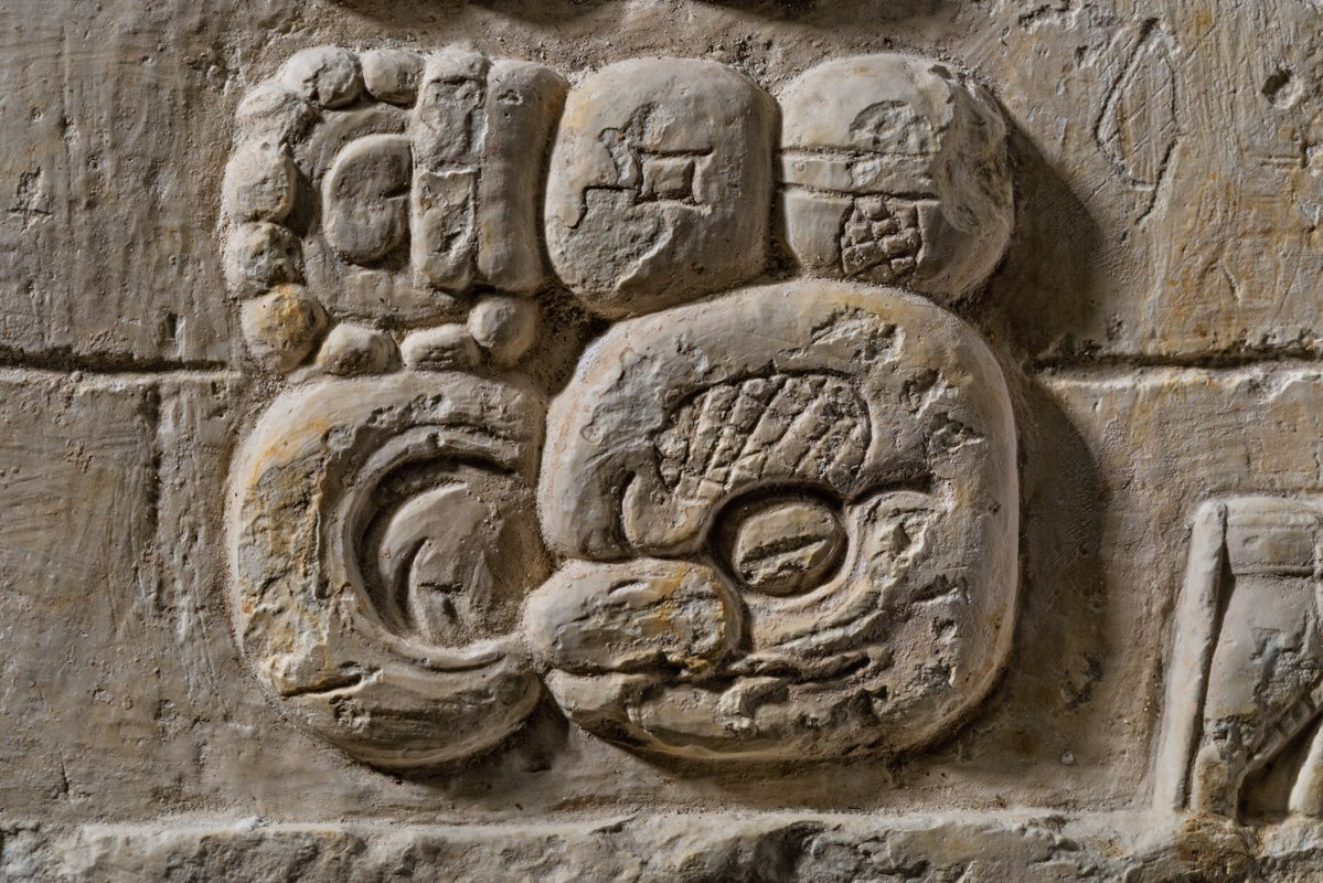 Змеиный иероглиф, встречающийся повсеместно на территории цивилизации майя