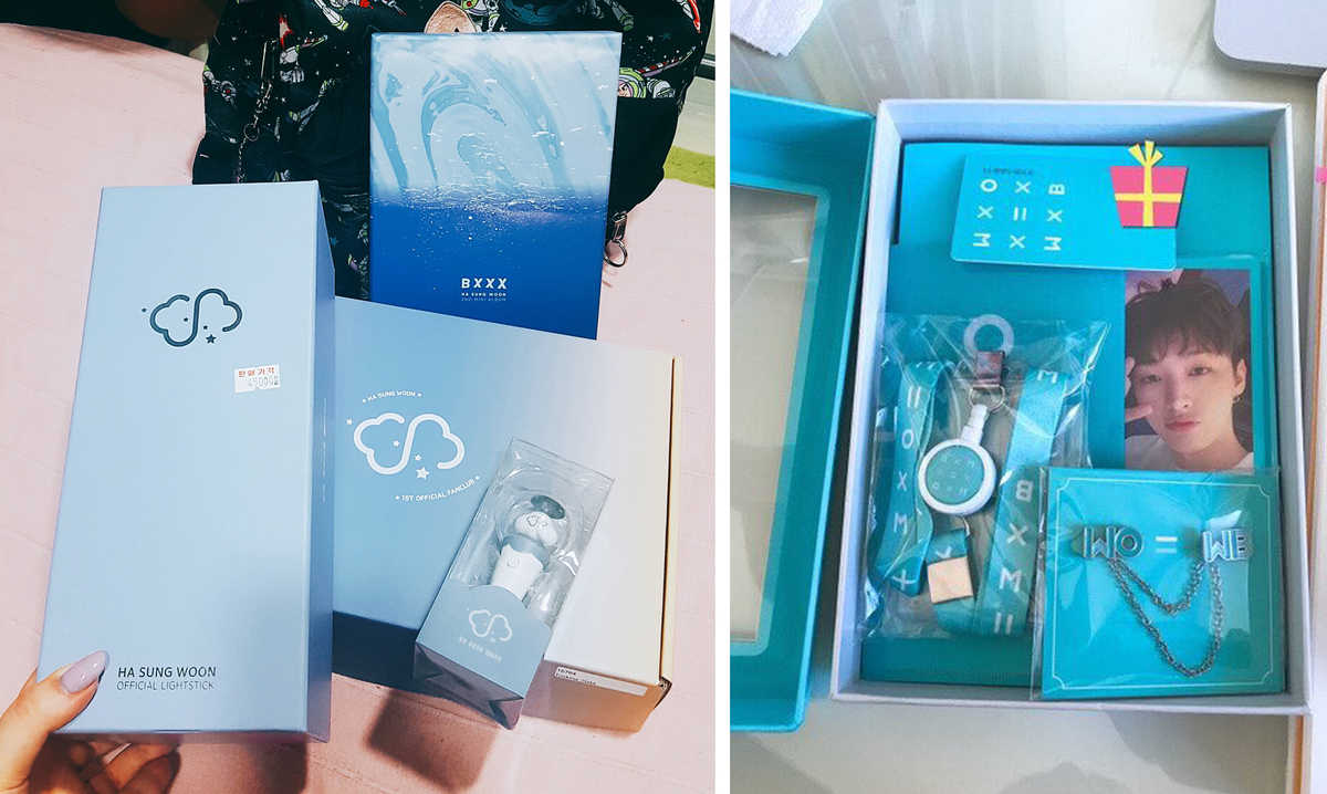 Стафф официальных фан-клубов Ha Sung Woon и Wanna One.