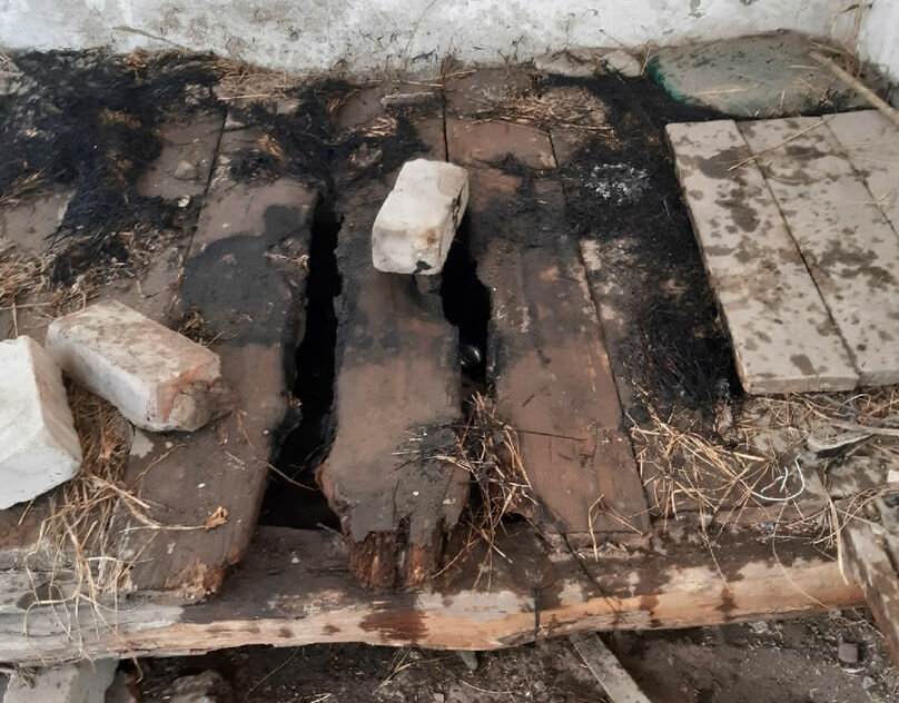 После пожара. Фото: Татьяна Карлова, https://vk.com/id605861799