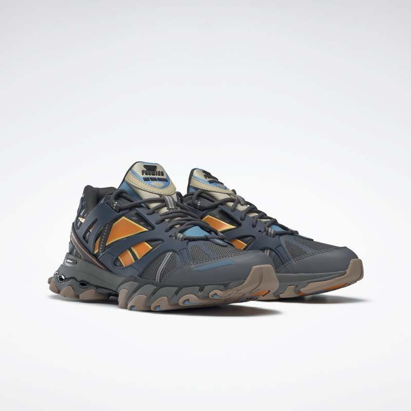 Reebok DMX Trail Shadow серый/индиго/оранжевый