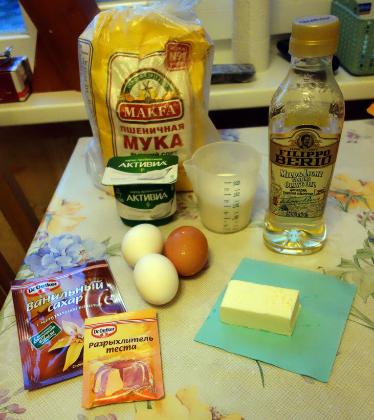 продукты для кексов