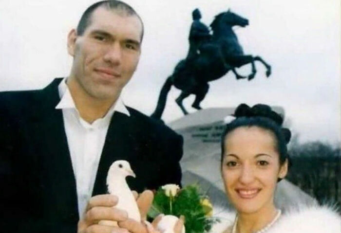 Николай Валуев с женой Галиной