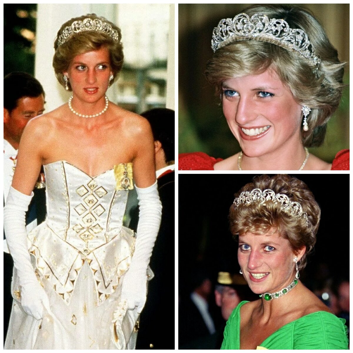 Принцесса Диана в фамильной тиаре Спенсеров