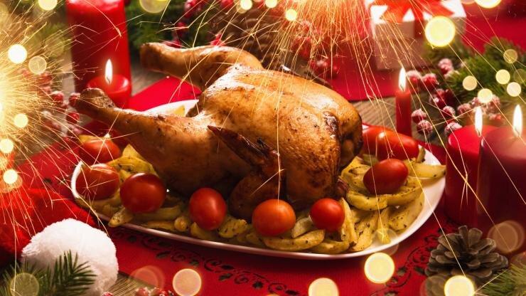Блюда из курицы или индейки на Новый год всегда принимаются на ура!