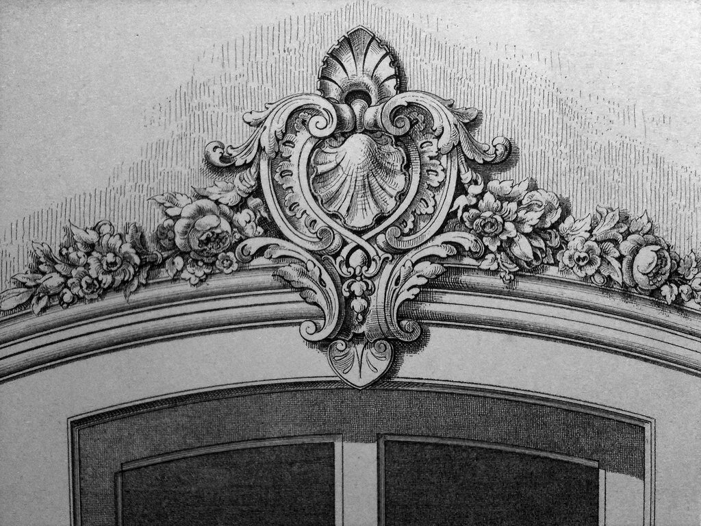 Орнамент в стиле барокко.