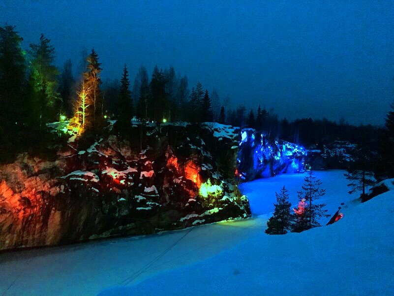 Горный парк Рускеала. Мраморный каньон